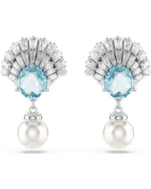 Swarovski Orecchini pendenti idyllia, conchiglia - Blu