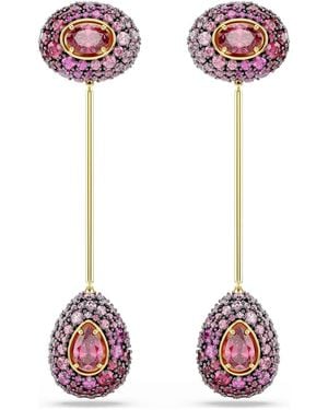 Swarovski Sublima Drop Earrings - Red