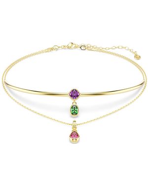 Swarovski Imber Layered Necklace - Metallic