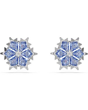 Swarovski Orecchini a lobo magic, fiocco di neve - Blu