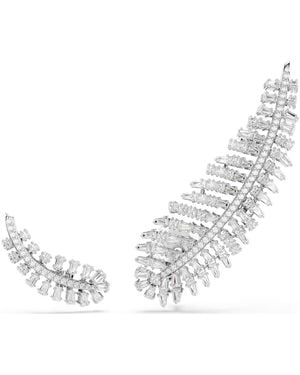Swarovski Pendientes vienna, tallas mixtas, pluma - Metálico
