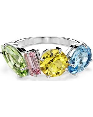 Swarovski Gema ring, verschiedene schliffe - Blau