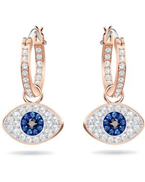Swarovski Orecchini a cerchio symbolic - Blu