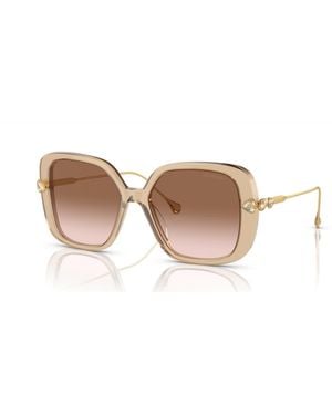 Swarovski Sunglasses, Pillow Shape, Sk6011 - Brown