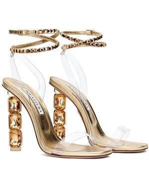 Swarovski Aquazzura Aura Sandal - Metallic