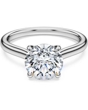 Swarovski Eternity Solitaire Ring, Lab-Grown Diamonds 2 Ct Tw, Round Shape, 14K - Metallic
