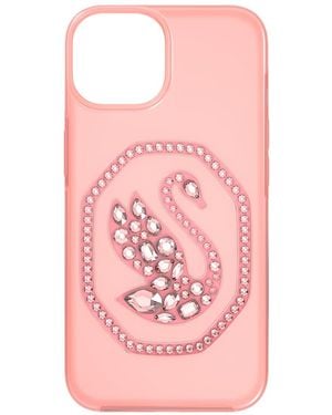 Swarovski Étui pour smartphone, cygne, iphone® 14 - Rose