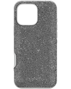 Swarovski Étui pour smartphone high, iphone® 16 pro max, ton argenté - Gris