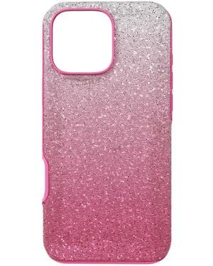 Swarovski Étui pour smartphone high, dégradé de couleur, iphone® 16 pro max - Rose