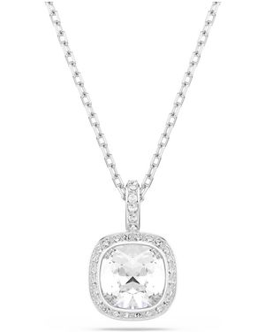 Swarovski Pendente Una Angelic, Taglio Cushion, Placcato Rodio - Metallizzato