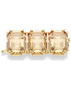 Swarovski Millenia verlängerungsstück, oktagon-schliff, karamell, goldlegierungsschicht - Mettallic