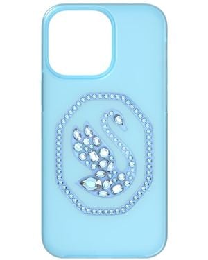 Swarovski Funda para smartphone, cisne, iphone® 14 pro max - Azul