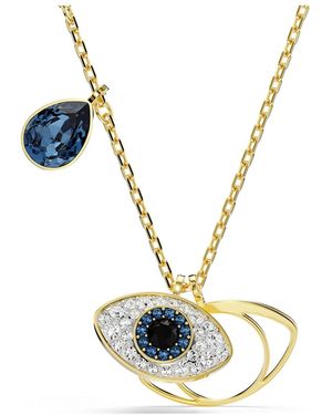 Swarovski Pendente symbolica, evil eye - Blu