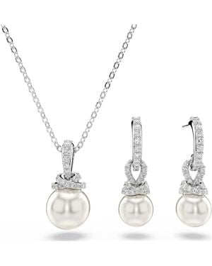 Swarovski Set originally, pavé, crystal pearl - Bianco