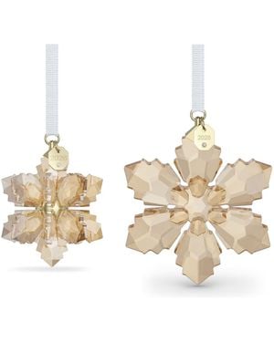 Swarovski Annual Edition Festive 3D Ornament Set 2026, Tone - Metallic