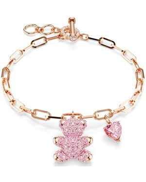 Swarovski Teddy armband - Pink
