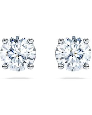 Swarovski Eternity Solitaire Stud Earrings - Blue