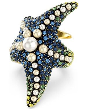 Swarovski Idyllia Cocktail Ring - Blue