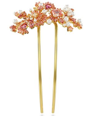 Swarovski Gema Hair Clip - Metallic