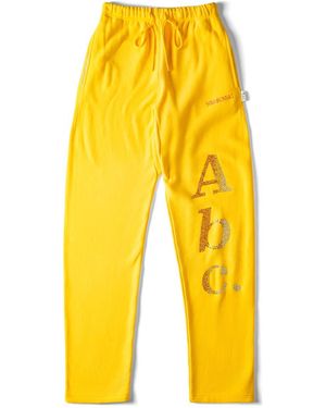 Swarovski Advisory Board Crystals, Coloured Objects Joggers - Yellow