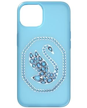 Swarovski Funda para smartphone, cisne, iphone® 13 pro - Azul