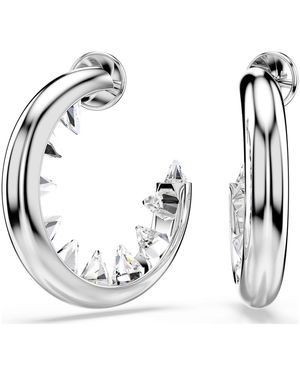 Swarovski Pendientes de aro sublima - Metálico