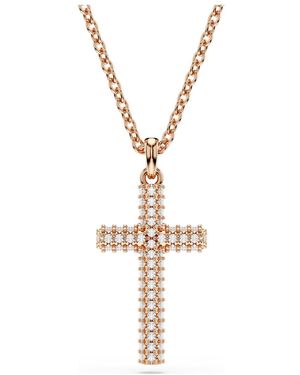 Swarovski Colgante insigne, cruz - Metálico