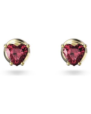 Swarovski Stilla Stud Earrings - Pink
