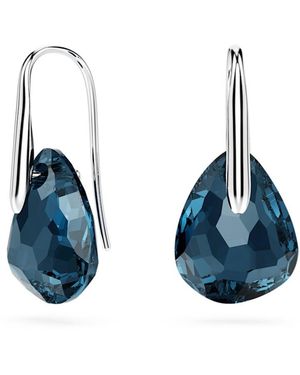 Swarovski Galet Drop Earrings - Blue