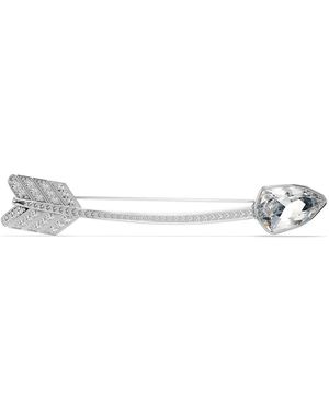 Swarovski Idyllia brosche, verschiedene schliffe, pfeil - Mettallic