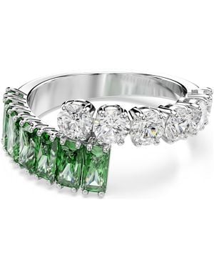 Swarovski Anello matrix, taglio misto - Verde