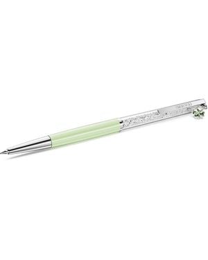 Swarovski Bolígrafo crystalline, trébol - Verde
