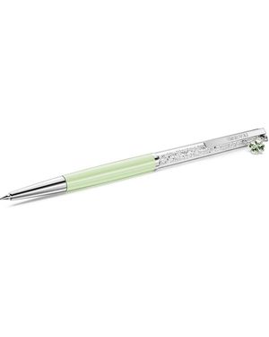 Swarovski Stylo à bille crystalline, trèfle à quatre feuilles - Vert