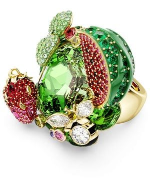 Swarovski Idyllia Motif Ring - Green
