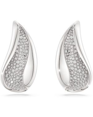 Swarovski Classica Clip Earrings - White