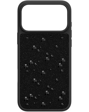 Swarovski Custodia per smartphone high, cristalli flat back, iphone® 17 pro max - Nero