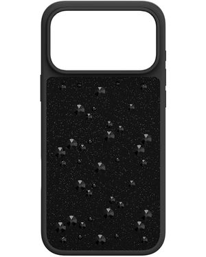 Swarovski Custodia per smartphone high, cristalli flat back, iphone® 17 pro max - Nero