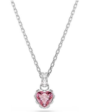Swarovski Pendente Chroma, Taglio Misto, Placcato Rodio - Metallizzato
