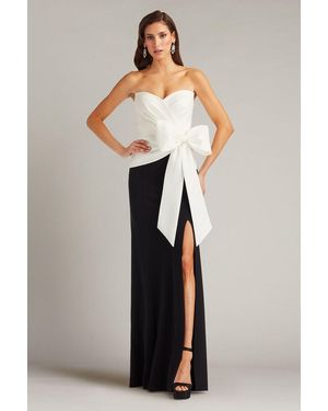 Tadashi Shoji Official Online Boutique Kinah Oversized Bow Gown - Multicolor