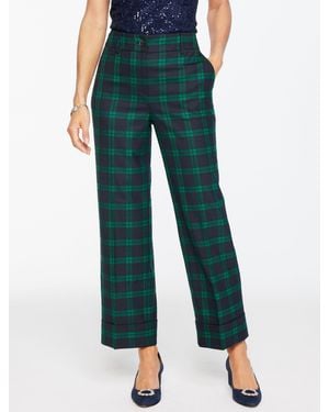 Talbots Straight Ankle Cuff Pants - Green