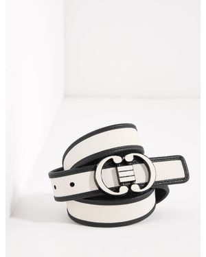 Talbots Reversible Belt - White