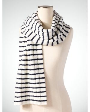 Talbots Soft Ribbed Scarf - White