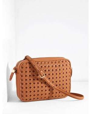 Talbots Woven Crossbody Bag - Brown