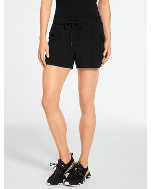 Talbots Airknit Stretch Cargo Short - Black