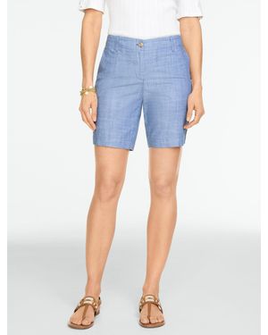Talbots Relaxed Chino Shorts - Blue