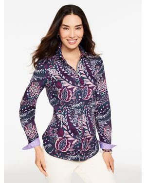 Talbots Modern Classic Shirt - Blue