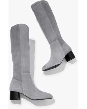 Talbots Sophie Stretch Suede Tall Boots - Gray