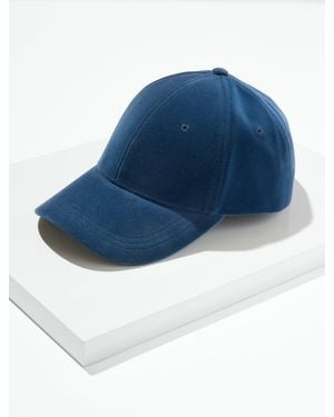 Talbots Velvet-shirtn Baseball Cap - Blue