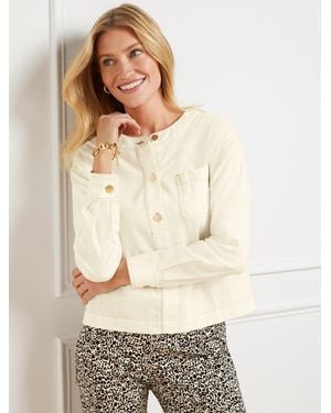 Talbots Denim Popover Shirt Shirt - Natural