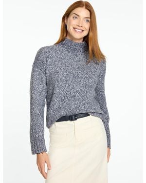 Talbots Mockneck Jumper - Blue